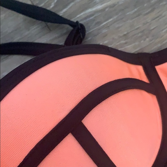 Neon orange bikini top - Picture 4 of 7
